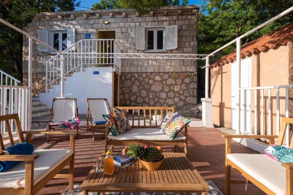 Diamond Sea - Vacation House With Private Parking And A Big Terrace Over The Sea Villa Dubrovnik Ngoại thất bức ảnh